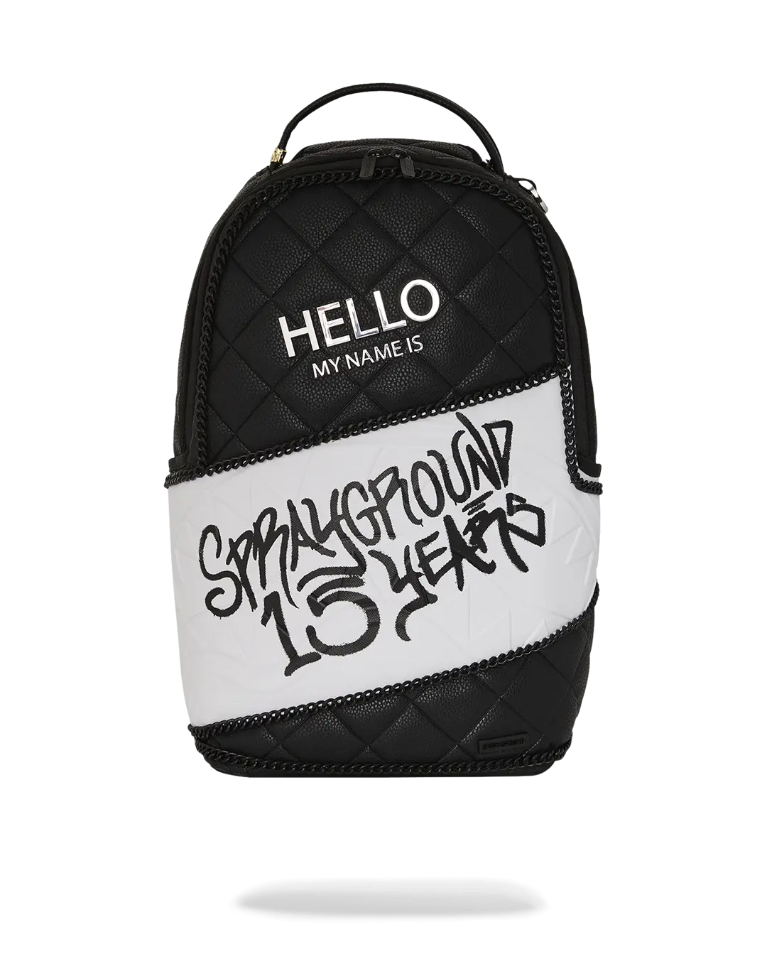 HELLO MY NAME IS 15 YEARS QUILTED BACKPACK (SUPER RARE)