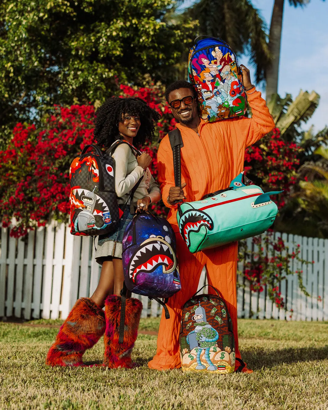FUTURAMA NIBBLER EAT SHARK DLXR BACKPACK - Image 6