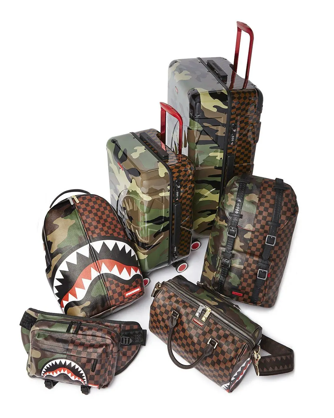 JUNGLE PARIS 21.5” CARRY-ON SHARKITECTURE LUGGAGE - Image 20