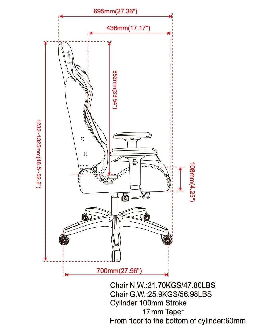 SG OG GAMING CHAIR - Image 19