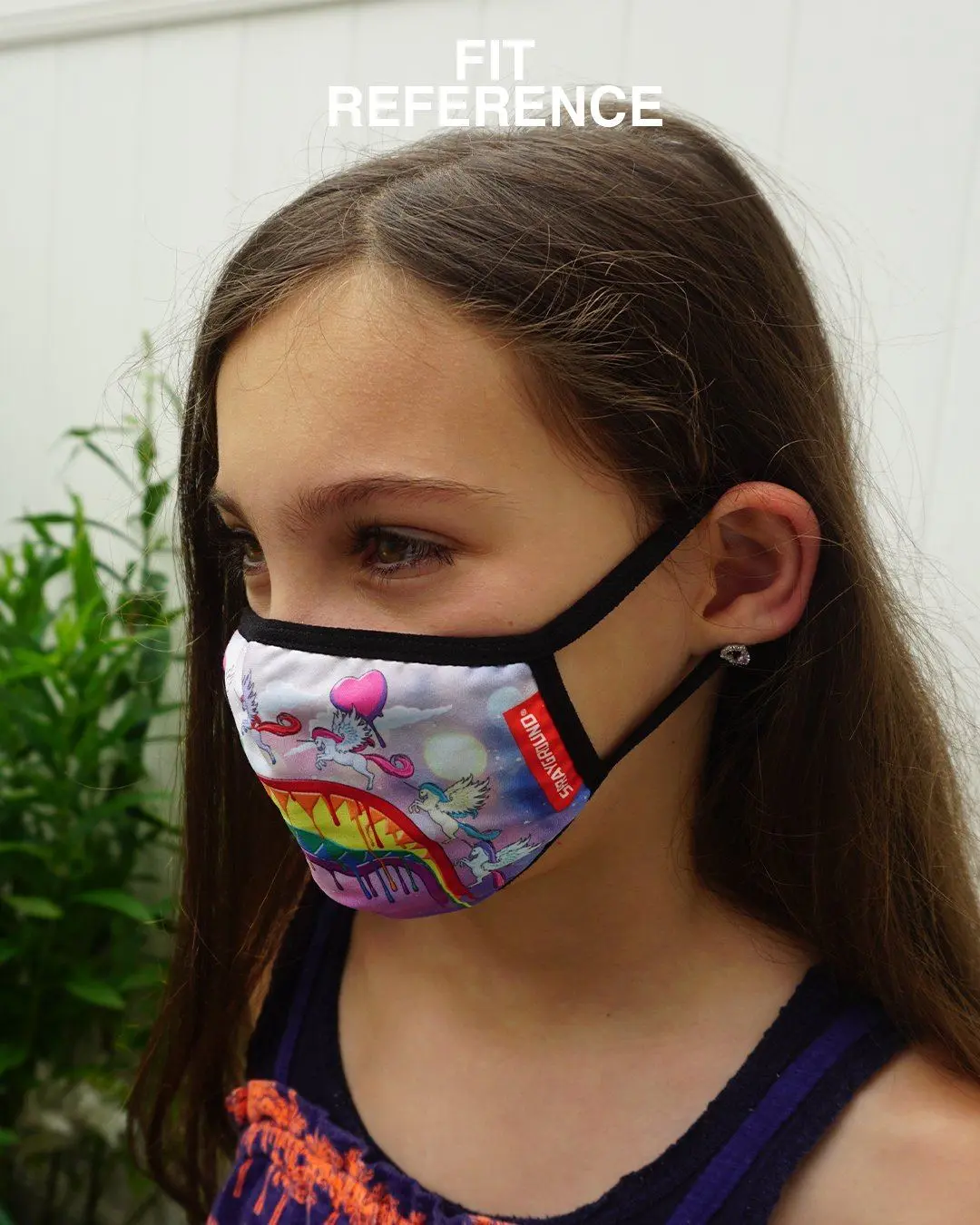 KIDS FORM FITTING MASK: RAINBOW BOUNCE - Image 3