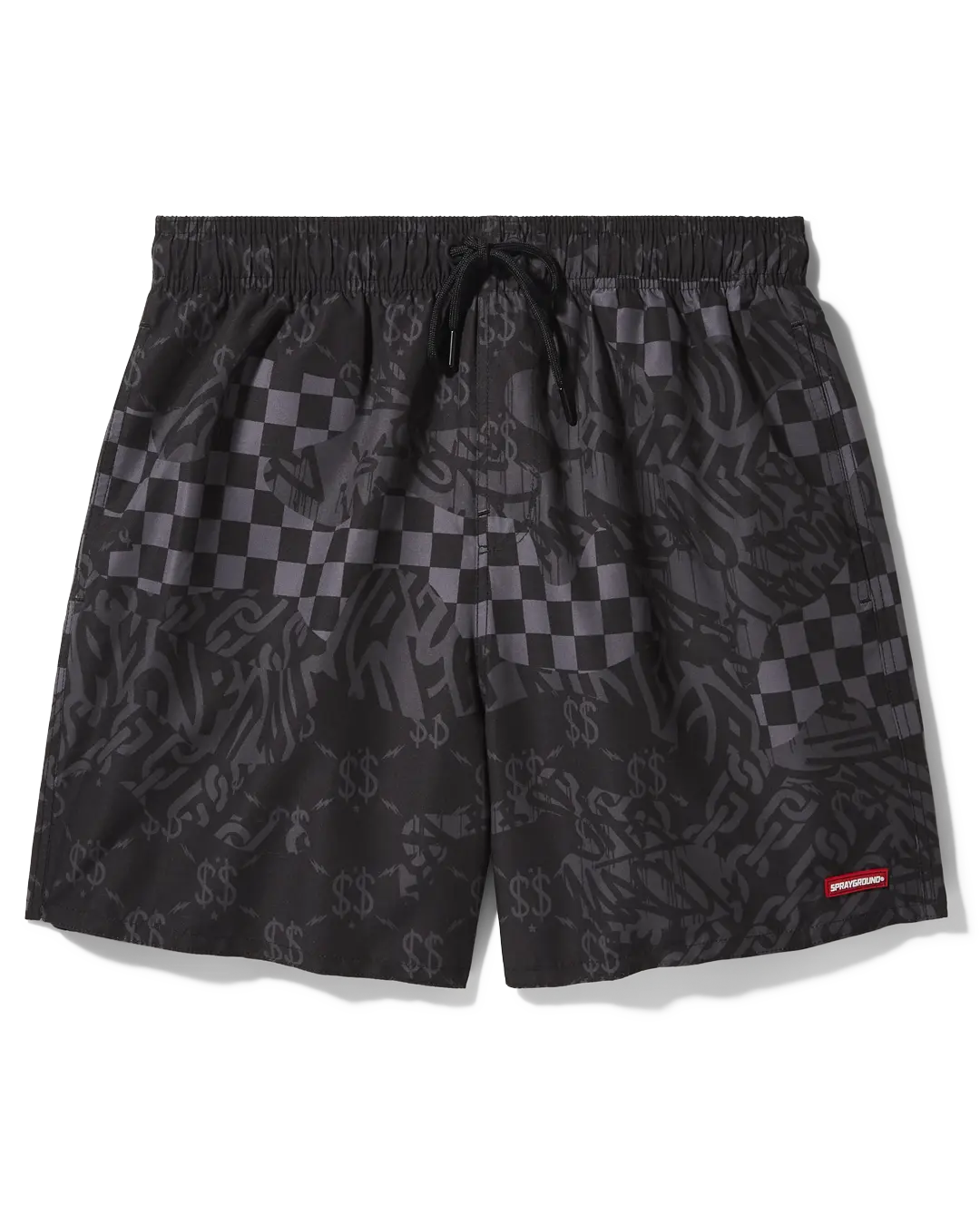 3AM CHECK SWIM SHORTS